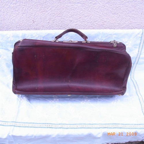 Ancienne valise cuir - ancienne,