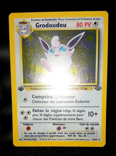 Carte pokémon rondoudou - -,