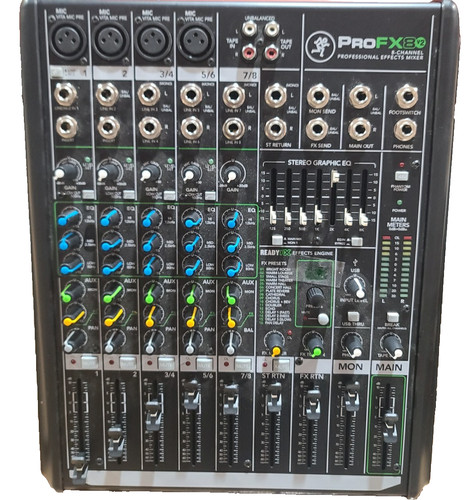 Mackie profx8v2 channel - mackie,