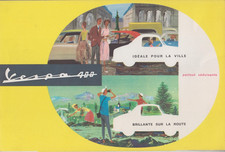 Vespa 400 microcar  sale brochure