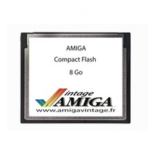 Carte Compact Flash de 8 GB préparée pour Amiga