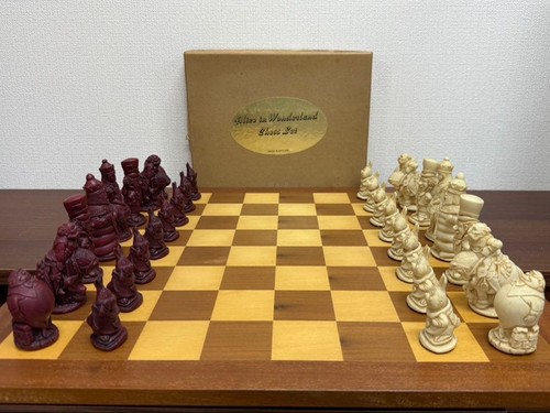 Jeu échecs alice pays - d'échecs,
