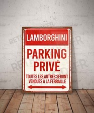 Plaque métal vintage