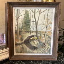 Huile Sur Toile Ancienne