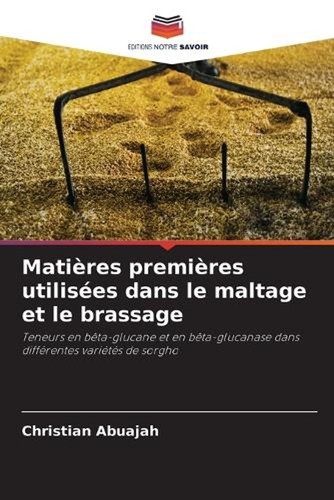 Matires premires utilises - , dans