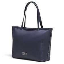 Lipault Paris Business Avenue Laptop Tote Bag Navy Blue Work Shoulder