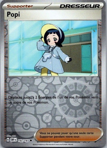 Carte pokémon dresseur popi - pokémon,