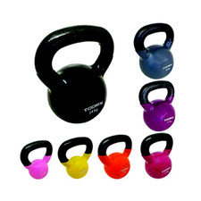 Toorx Kettlebell en vinyle Jaune