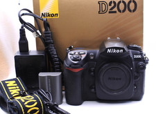[Near Mint] Nikon D200 10.2MP Digital SLR Body 21k Clicks +Charger Japan #329