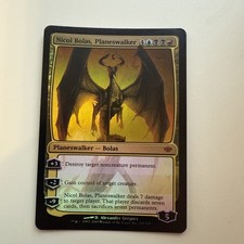 MTG Magic the Gathering Nicol Bolas Planeswalker Foil Conflux