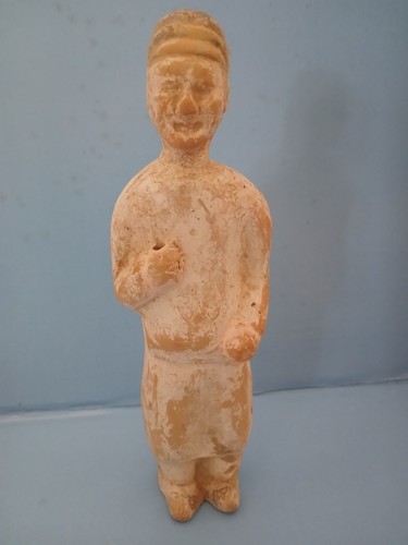 Ancienne statuette terre - ancienne, en