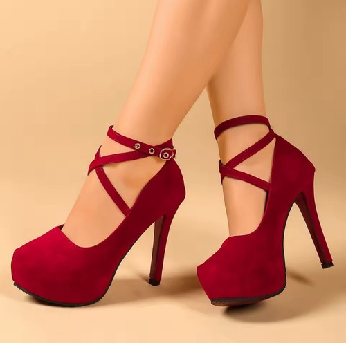 Escarpins rouge femme talons
