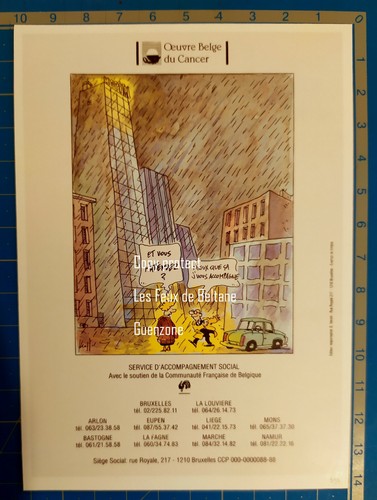 Oeuvre belge cancer affiche - belge,