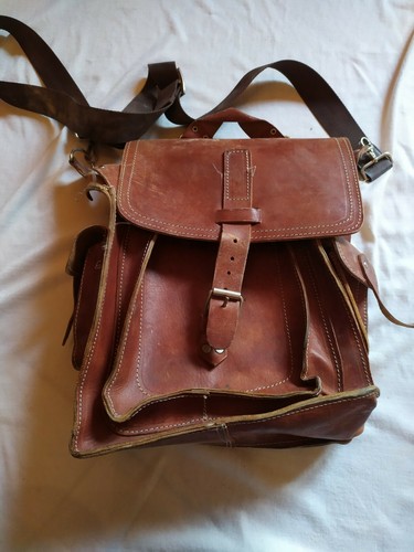 Ancienne sacoche marron - ancienne,