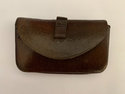 Ancien porte monnaies cuir - porte,