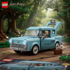 LEGO 76424 Harry Potter Ford Anglia Volante Jouet Minifigures Ron Hermione Neuf