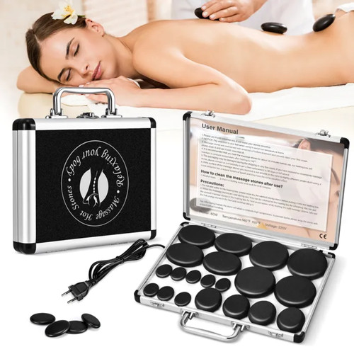 Kit massage pierres chaudes - kit,