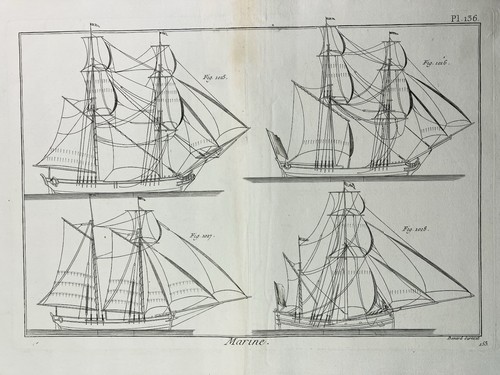 Goélette caravelle 1782 - caravelle,