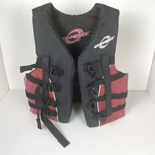Connelly Ski Adult Ladies Life Vest Jacket Pink/Black Wakeboard Boating Swim PFD