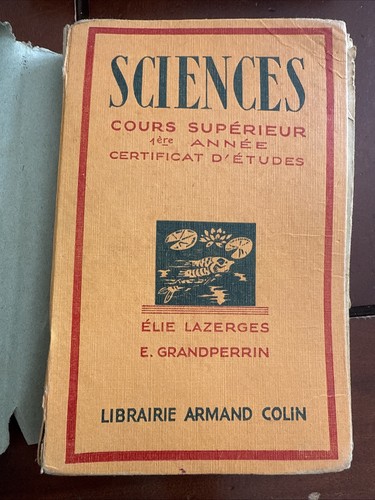 Livre sciences cours - livre, de