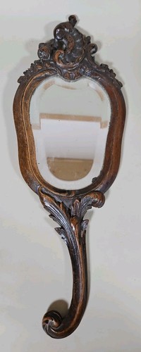 Miroir face main ancien - miroir,