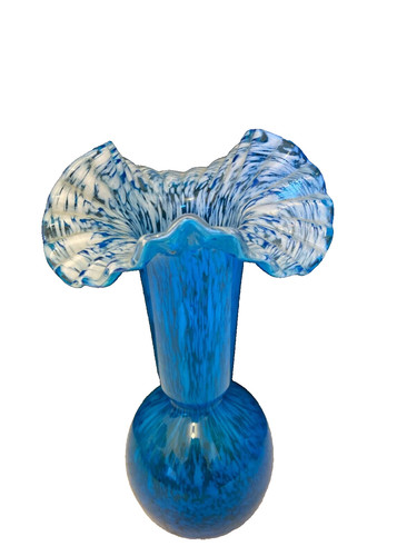 Ancien vase bleu - et, en
