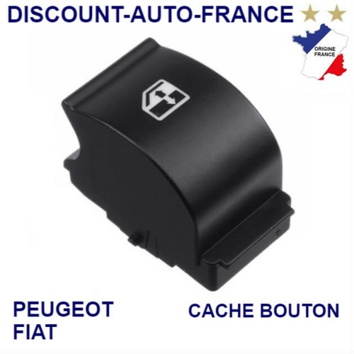 Bouton cache leve vitre fiat - bouton,