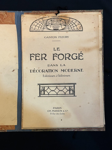 Gaston fleury fer - ;, forgé