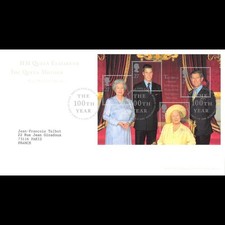 FDC Royal Mail - Bloc n° 12 - Centenaire de la Reine Mère Elizabeth
