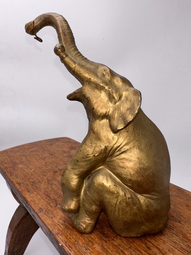 Elephant sitting fob watch - elephant,