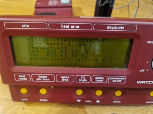 Chronocomparateur witschi - chronocomparateur,