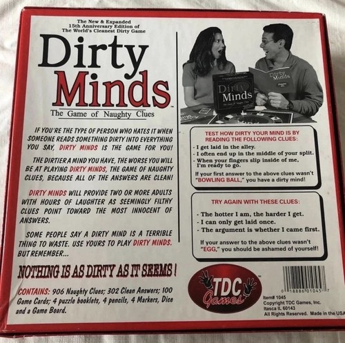 Tdc games dirty minds - games,