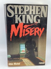 Albin Michel STEPHEN KING Livre Roman 1ere Edition Grand Format MISERY - 1989 -