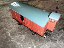 Train echelle 0 wagon bestiaux à guérite "Deutsche Reichsbaho"