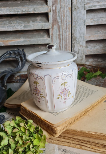 Ancien pot epice emaille - ancien, a