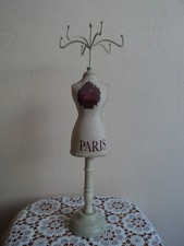 Porte Bijoux PARIS Mannequin décoratif Original Présentoir Bagues Autre  Vintage