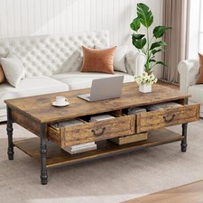 41" Coffee Table with Drawers