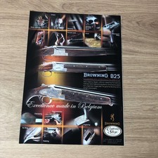 GUNS85 MAGAZINE ADVERT 12X9 BROWNING B25 “GOLDEN FEATHER”