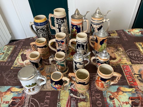 Collection chopes bière - 16,