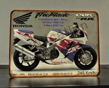 plaque métal vintage Honda