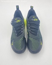 Nike Mens Air Max 270 AH8050-017 Black Lace-Up Low Top Sneaker Shoes Size 10