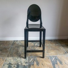 Kartell - One More Bar Stool Black Colourway - Designed By Philippe Starck