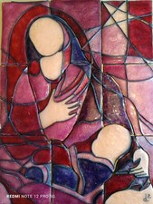 Tableau Plaques Vitrail