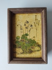 Boîte à clés ancienne en bois