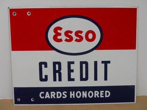 Vintage original esso - esso, credit