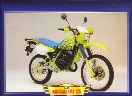 Fiche moto kawasaki kmx 125 - fiche, :