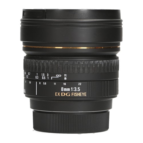 Objectif fisheye sigma - objectif, 8