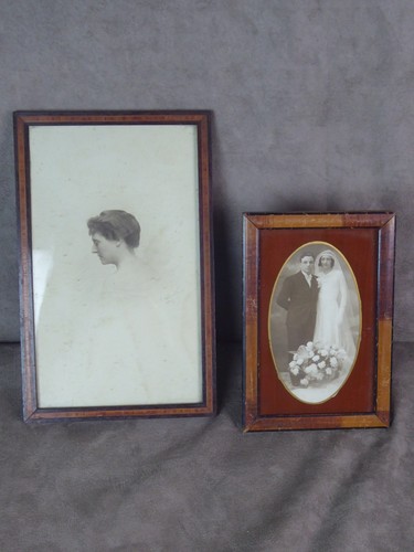 Deux cadres photos anciens - deux,