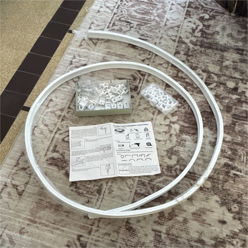 Rail rideau flexible plastique