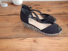 Escarpin ouvert à talons compensés "Blog by Gemo" taille 38